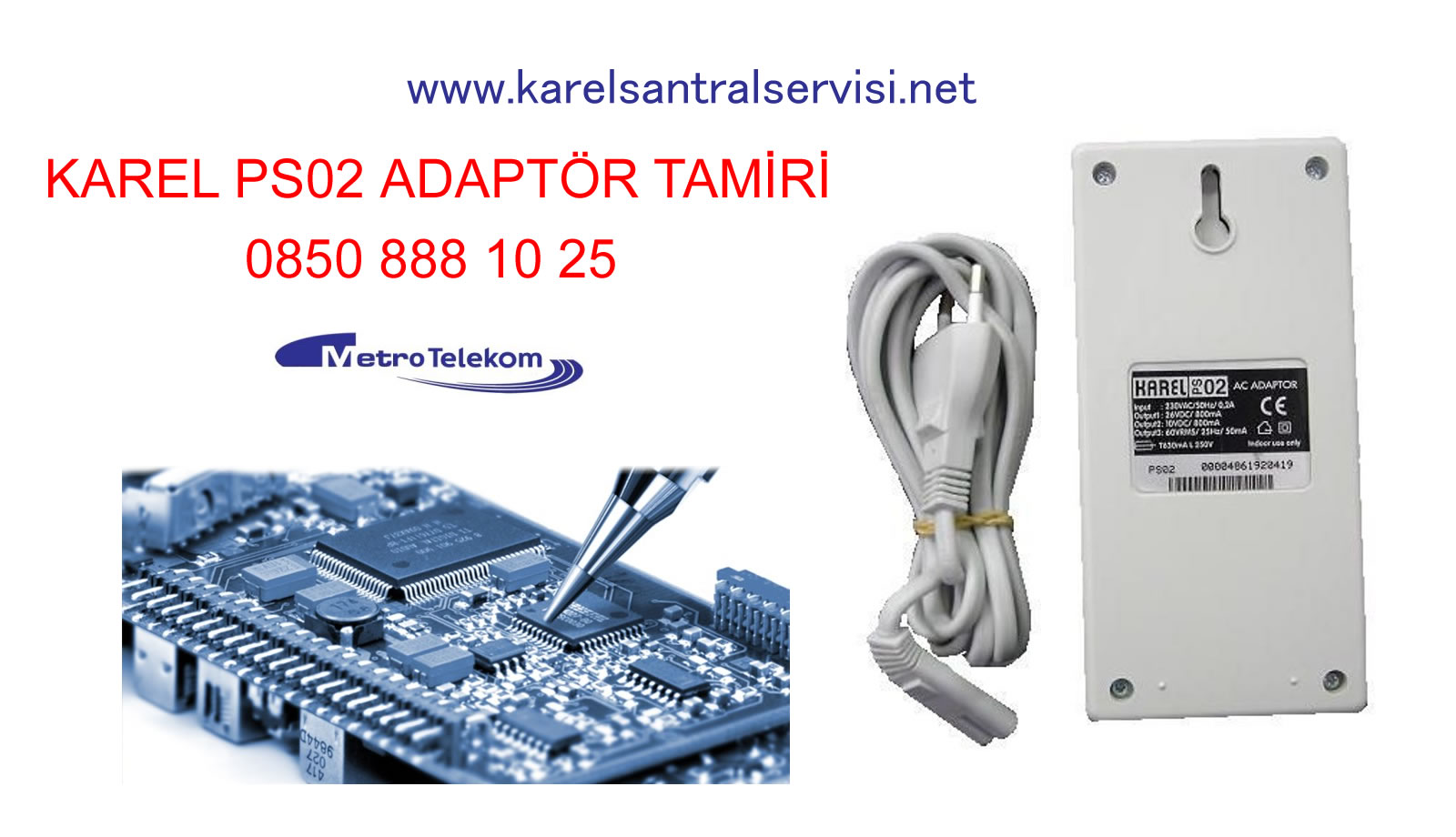Karel Ps02 Adaptör Tamir