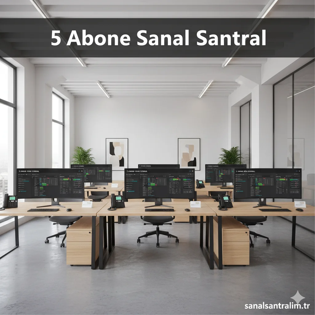 5 Kullanıcı Sanal Santral - Görsel 4