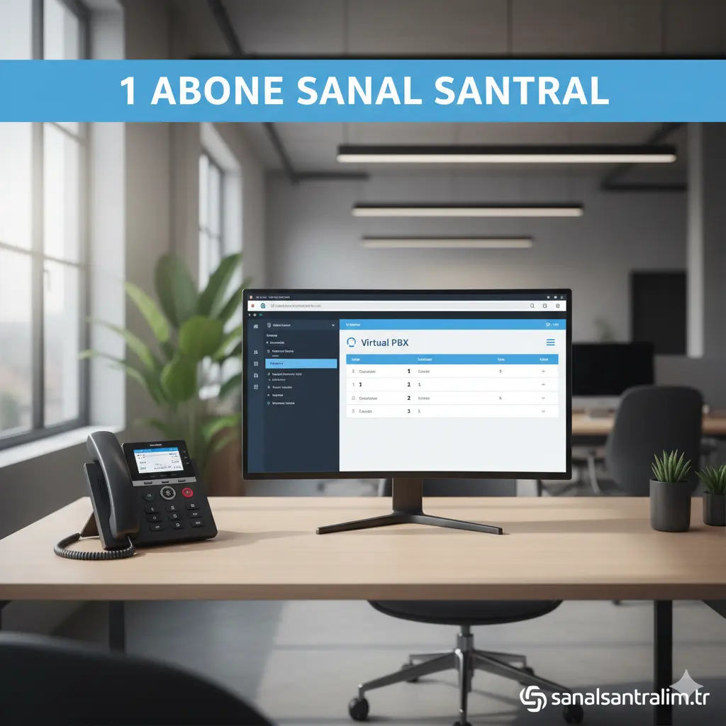 1 Kullanıcı Sanal Santral - Görsel 2